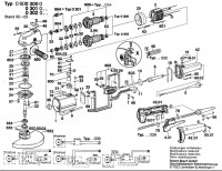 Bosch 0 600 302 041 Angle Grinder 110 V / Gb Spare Parts